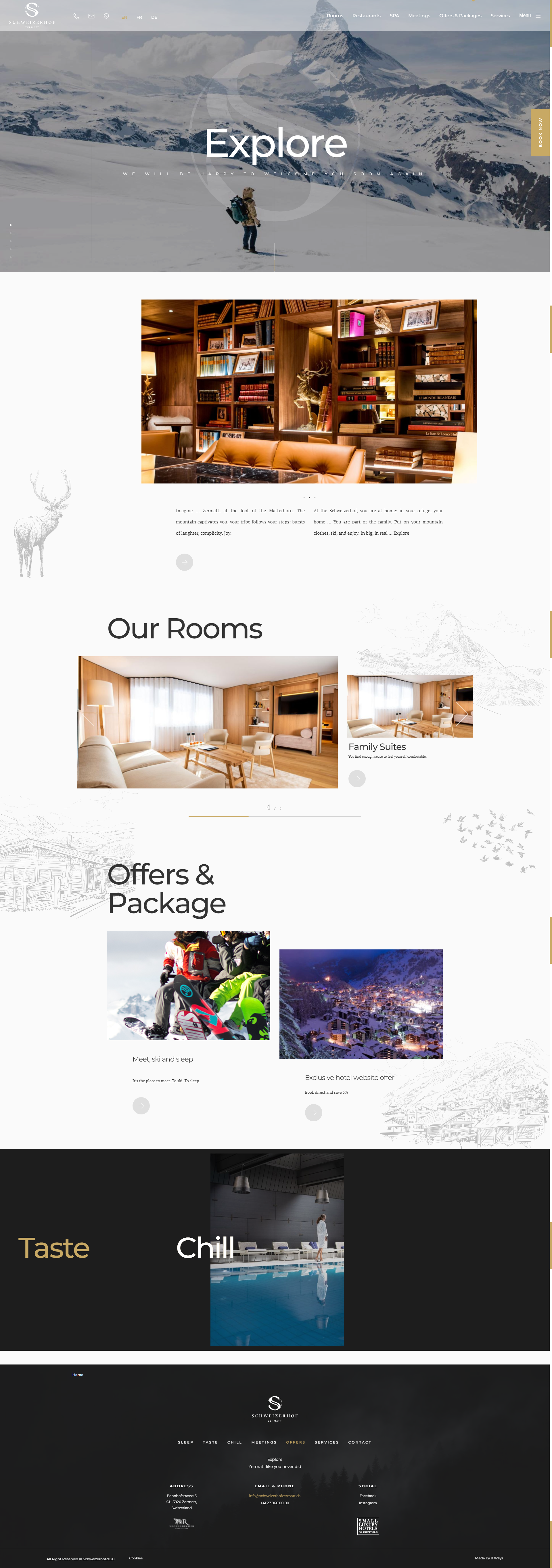 酒店行业网站设计